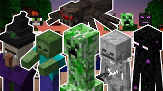 ORIGINAL MOBS VS 6 OF EVERY MOB | MINECRAFT