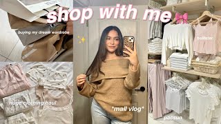 SHOPPING VLOG 🛍️ huge clothing haul, winter essentials, buying my dream wardrobe