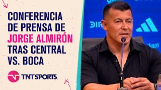 EN VIVO: Jorge Almirón habla en conferencia de prensa tras Rosario Central vs. Boca