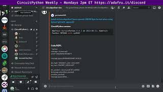 CircuitPython Weekly Meeting for June 20th, 2023 @circuitpython #circuitpython #adafruit