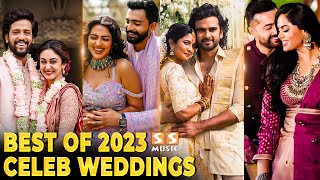 2023 -ல் நீண்ட நாள் காதலை கரம்பிடித்த நடிகர்கள்! இவ்ளோ Celebrities -அ | Amala Paul | Karthika Nair