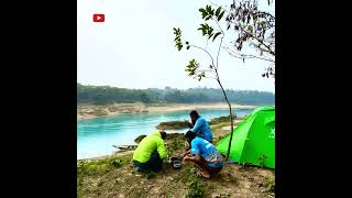 লালাখালের ধারে চায়ের আড্ডায় l জৈন্তিয়াপুর, সিলেট 🇧🇩