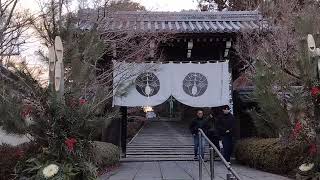 師走の光明寺（2024年12月30日夕方）