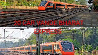 20 CAR 20634 TRIVANDRUM KASARGOD VANDE BHARAT EXPRESS #indianrailways #trainspotting