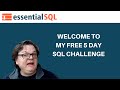 Take the Essential SQL Challenge – Interactive Tutorial | Essential SQL