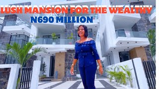 MANSION FOR SALE: INSIDE A N690 MILLION LUXURIOUS 5 BEDROOM MANSION FOR SALE IN CHEVRON LEKKI