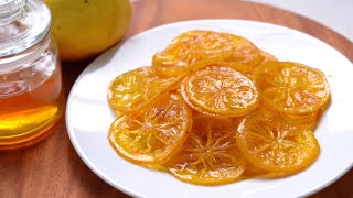 Candied Lemons Slices, Hanya 3 Bahan Cocok Buat Hiasan Kue | Permen Lemon