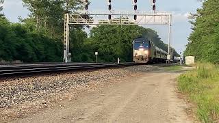 Amtrak P089 SB Engine 123