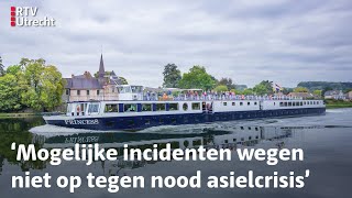 Bewoners Nieuwegein krijgen geen gelijk: opvangschip voor vluchtelingen mag er komen | RTV Utrecht