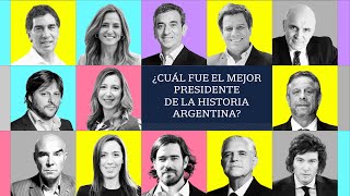 ¿Cuál fue el mejor presidente de la historia argentina? La respuesta de los precandidatos a diputado