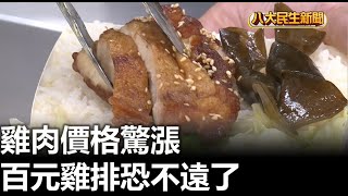 雞肉價格驚漲 百元雞排恐不遠了 |【民生八方事】| 2023022701 @gtvnews27