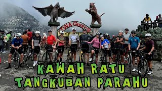 Gowes ke Kawah Ratu Tangkuban Parahu bersama teman2 dari Tegal