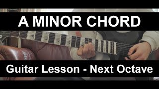 A Minor Chord Next Octave *LEFT HANDED* Guitar Lesson!