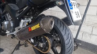 akrapovic exhaust sound on YAMAHA TDM 900