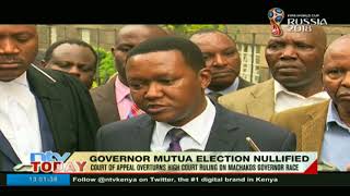 Governor Mutua’s election nullified