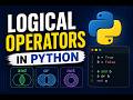 Logical operators and, or, all, any, not in Python, explained with demonstration programs.