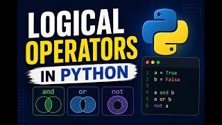 Logical operators and, or, all, any, not in Python, explained with demonstration programs.