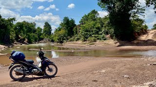 🇱🇦 Laos-9hrs ride from Mouang Taoy to Ban Phosay. Too many small to large size pot holes on the road