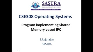 Program Implementing Shared Memory Based IPC