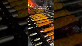 Sizzling Tandoori Chicken \u0026 Juicy Kebabs on the Grill! 🔥🍗 #food #foodie #foodshorts