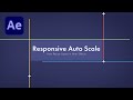 After Effects: Responsive Auto Scale Preset Tutorial