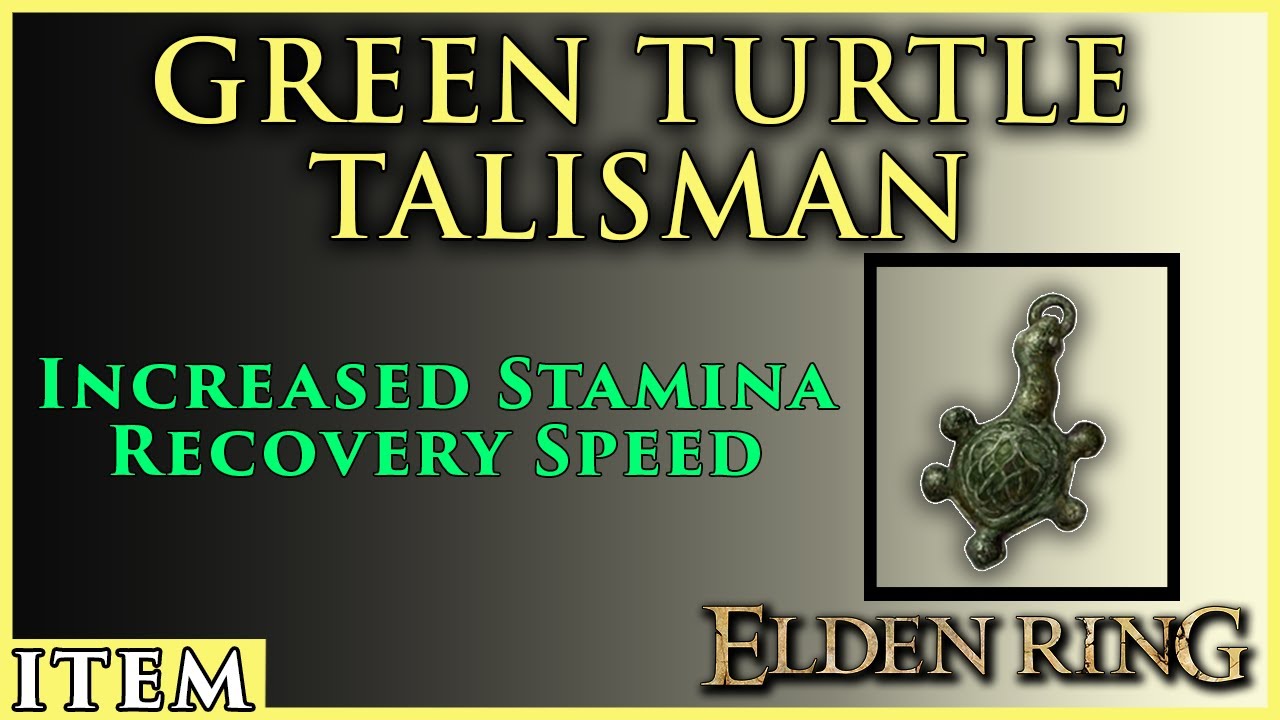 Green Turtle Talisman | Location Quick Guide | Elden Ring - YouTube