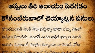 బీరువాలో ఇవి ఉంచండి అప్పులు తిరి ఆదాయం బాగా పెరుగుతుంది || ధర్మ సందేహాలు || నిత్య సత్యాలు