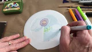 Printmaking with a styrofoam plate