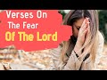 Bible Verses On The Fear Of The Lord