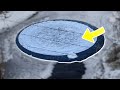 How do these circular ice discs form?