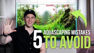 5 Beginner Aquascaping MISTAKES to Avoid!