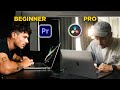 5 Min Editing Challange: BEGINNER VS PRO