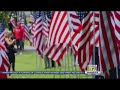 Memorial Day Thousand Flags Tribute at Park at River Walk