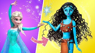 Elsa Becomes an Avatar! 32 Frozen DIYs for Disney Dolls