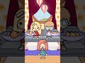 Burger vs Onion challenge 😅💜 | Toca life story #shorts