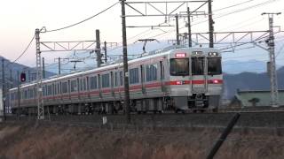 JR東海313系5000番台（Y116編成）新快速　大垣行き　木曽川橋梁