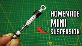 How To Make Mini Suspension  For RC Car | RC Car Shock Absorber