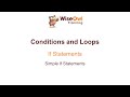 Excel VBA Online Course - 3.1.1 Simple If Statements