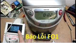 Nồi cơm Toshiba nội địa báo lỗi F01