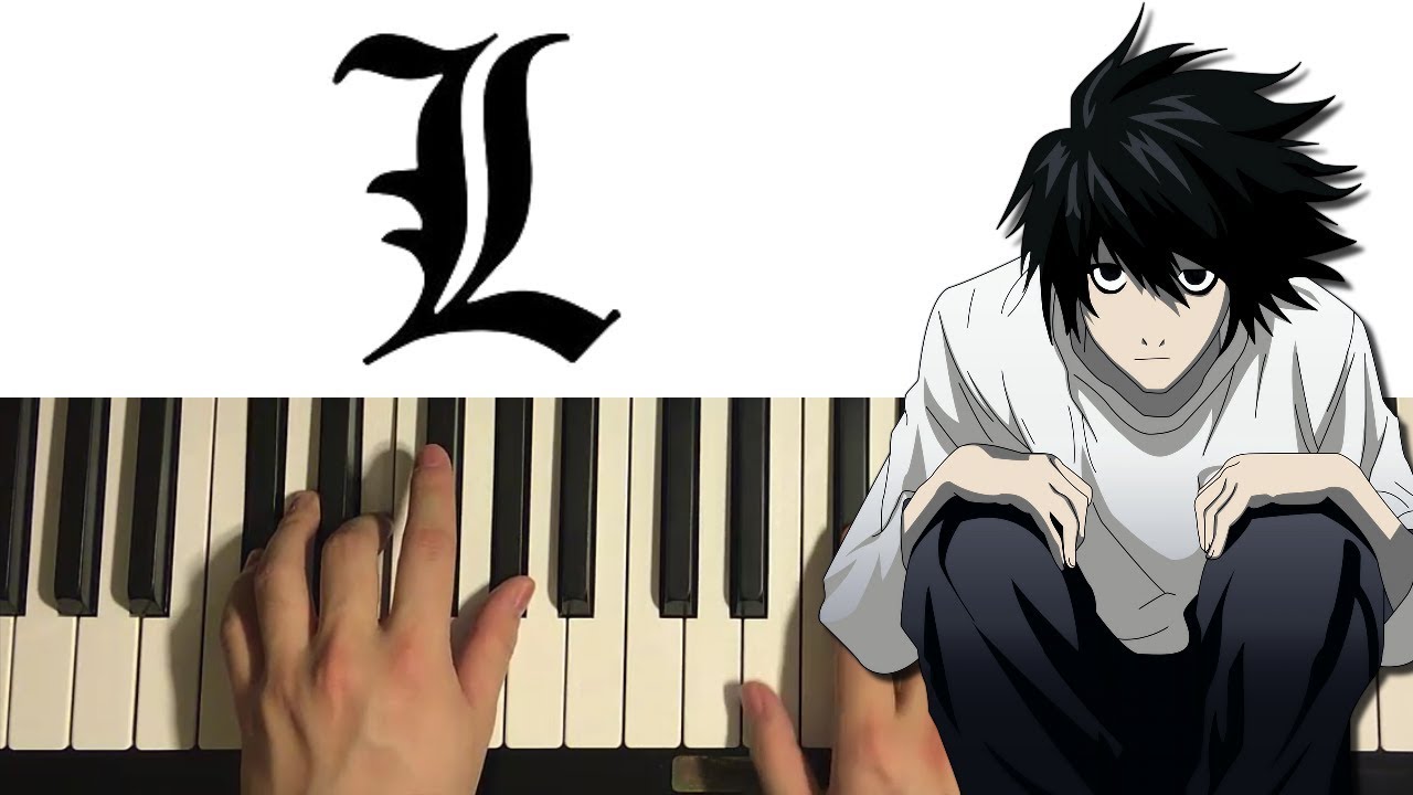 Death Note L S Theme Piano Tutorial Lesson Youtube