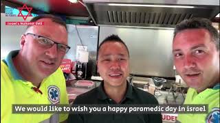 Paramedics from across the world send greetings to Magen David Adom!