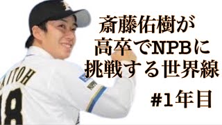 「斎藤佑樹が高卒でNPBに挑戦した世界線」＃１年目