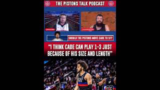 Detroit Pistons should move Cade Cunningham to SMALL FORWARD?