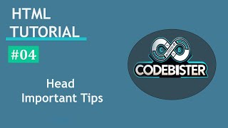 Html Tutorial In Arabic - #4 - Head \u0026 Important Tips