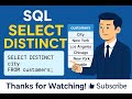 SQL SELECT DISTINCT Explained  Remove Duplicates in SQL  SQL for Beginners