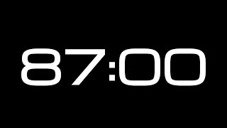 87 Minute Countdown Timer / NO SOUND
