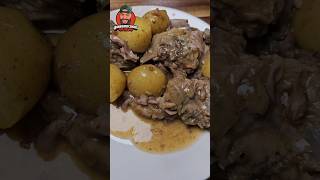 Grandma’s Neck Bones \u0026 Potatoes in 60 Seconds! #shorts #short #food #nostalgia #homecooking #viral