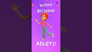 HAPPY BiRTHDAY ADLEY!! hope you have the best iRL MERMAiD Birthday EVER.. 🥳🧜‍♀️