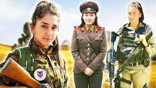 Армия красоты ⭐ 5 САМЫХ ЖЕНСКИХ АРМИЙ ⭐ ЦАХАЛ vs КНДР vs YPJ