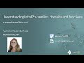 Understanding InterPro families, domains and functions